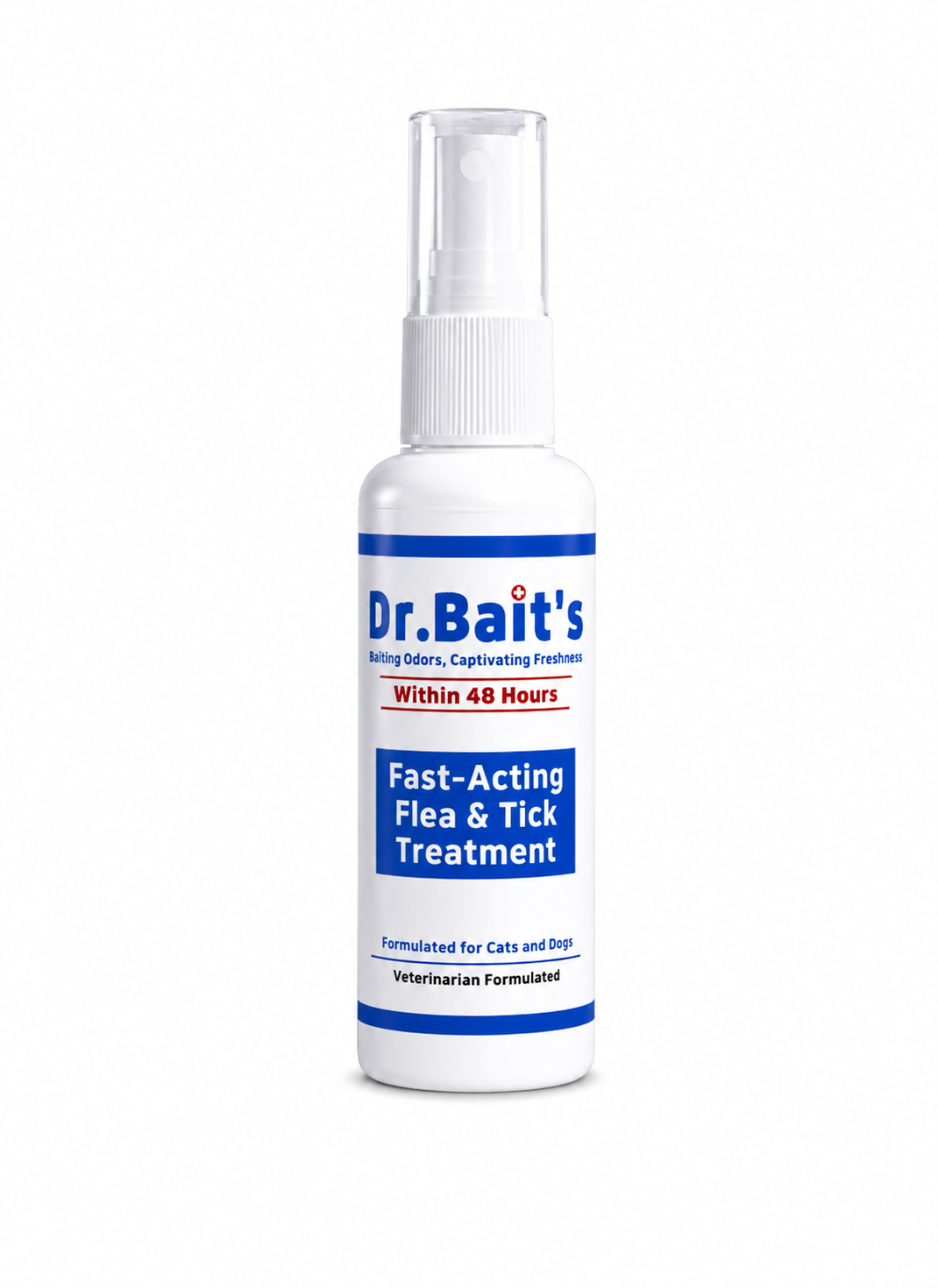 Dr. Bait’s Fast-Acting Flea and Tick Treatment Spray*30ML