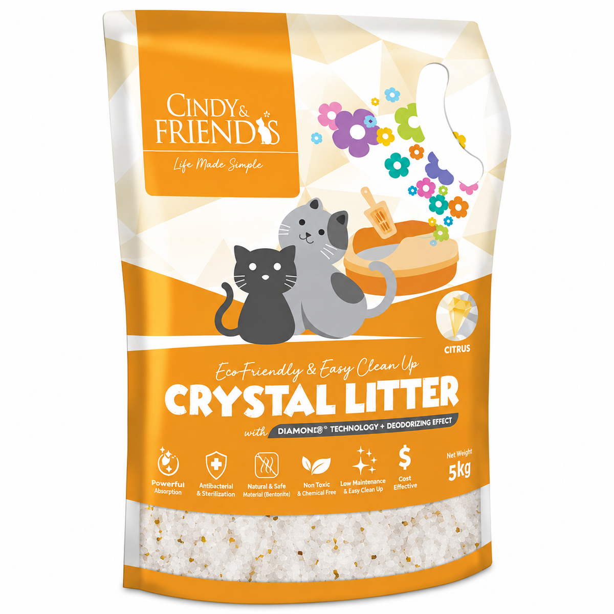 Cindy & Friend's Crystal Litter