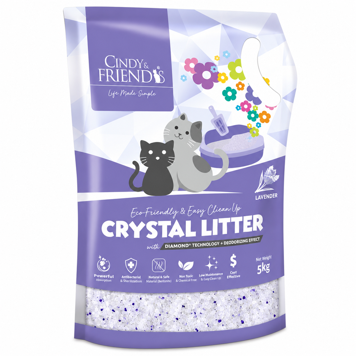 Cindy & Friend's Crystal Litter
