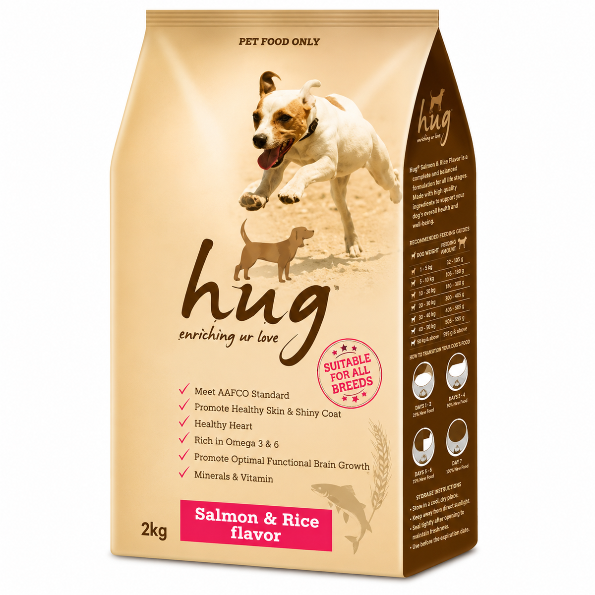 Hug All Life Stage Dog Food *2KG