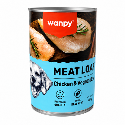 Wanpy Meat Loaf Dog Food *375G