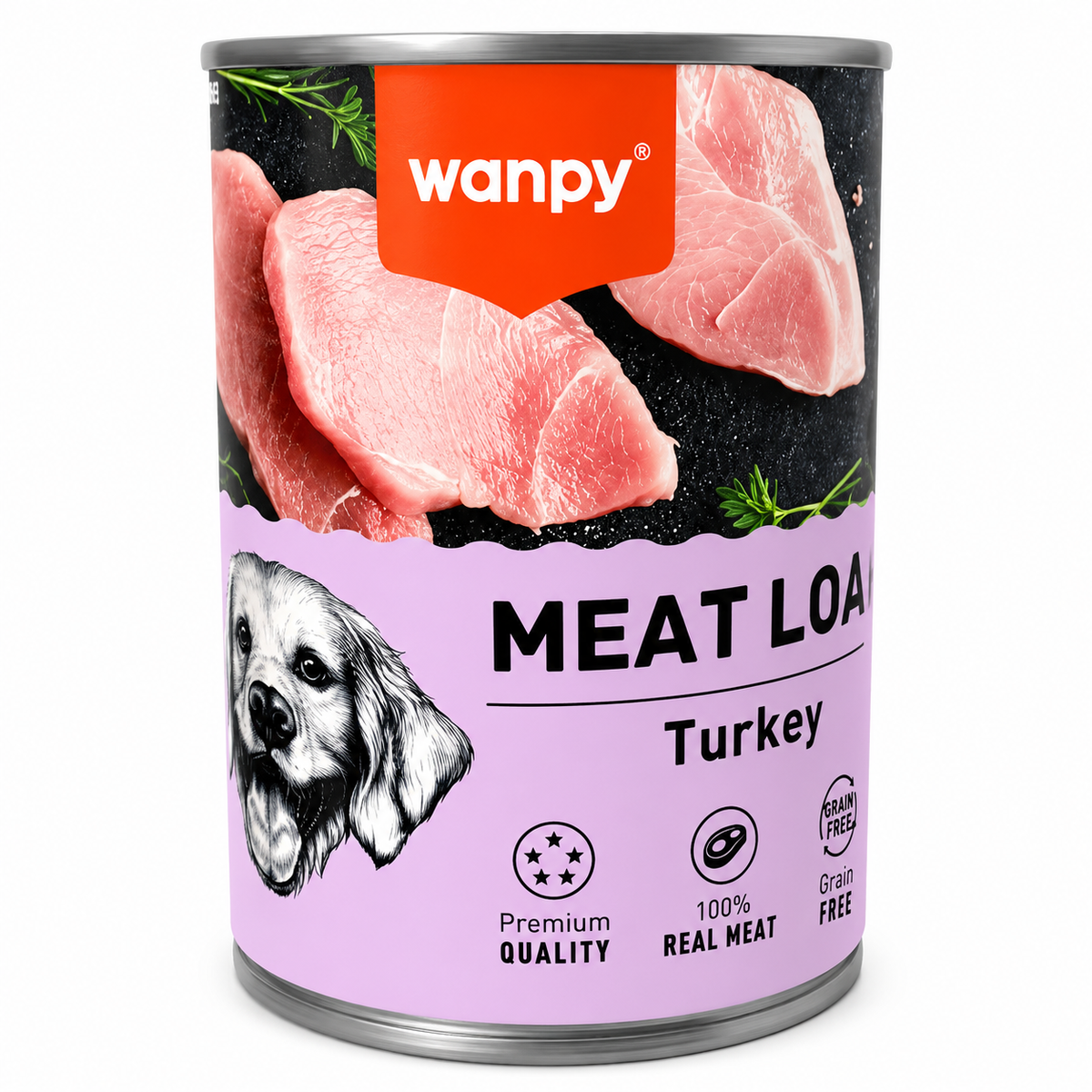 Wanpy Meat Loaf Dog Food *375G