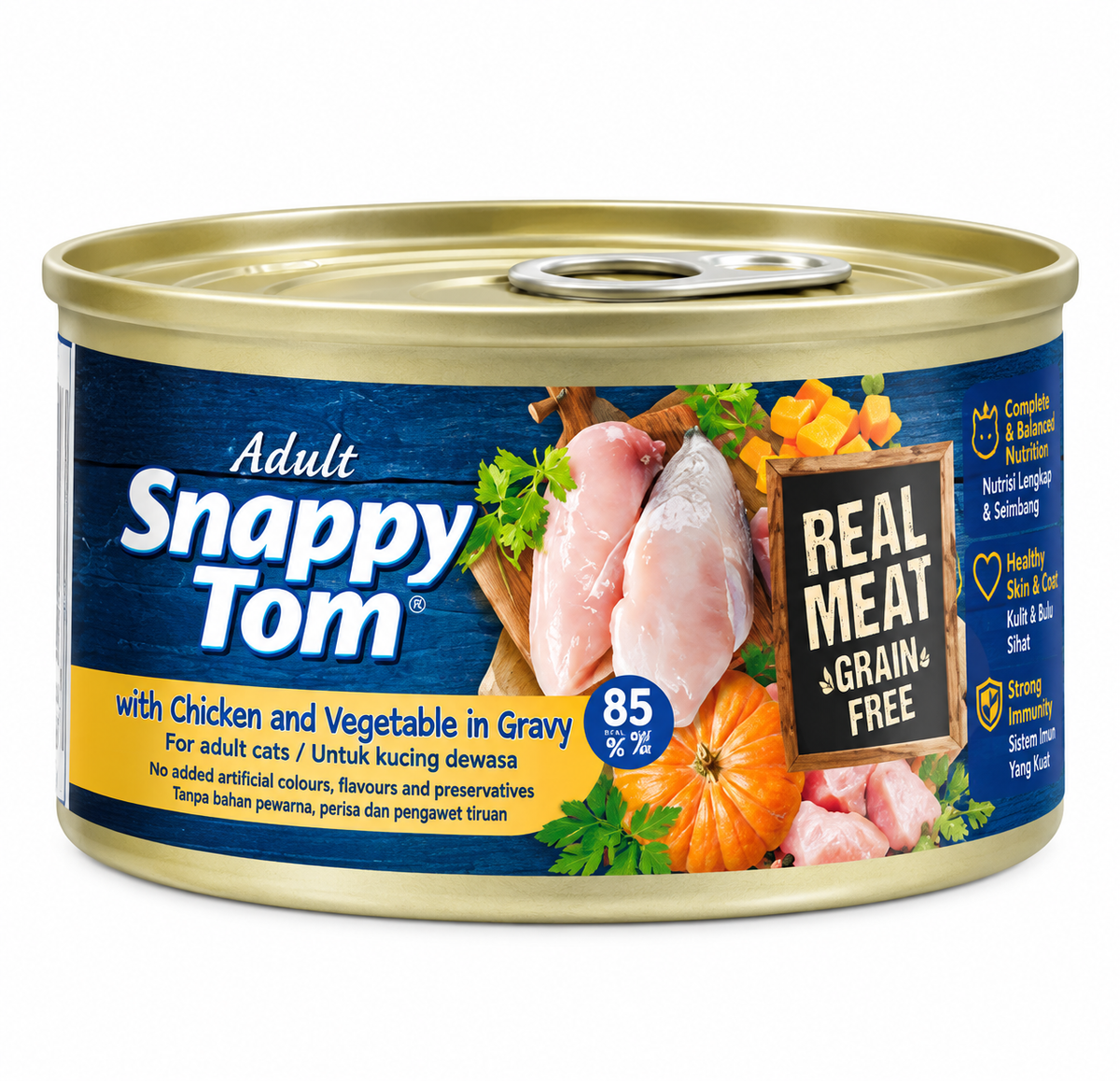Snappy Tom Premium Wet Can Food *85G