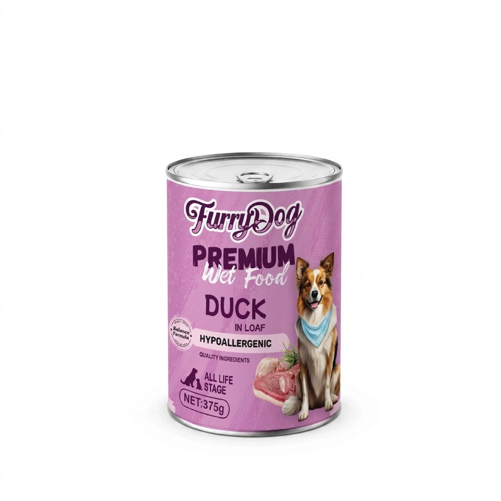 Furry Dog Premium Wet Can Food *375G