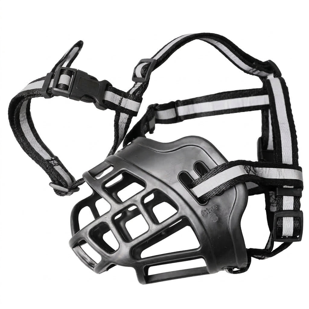 Plastic Adjustable Dog Muzzle Anti-Bite Protection (For Dog)