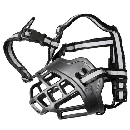 Plastic Adjustable Dog Muzzle Anti-Bite Protection (For Dog)