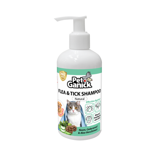 Pet Ganick Flea & Tick Shampoo *225ML