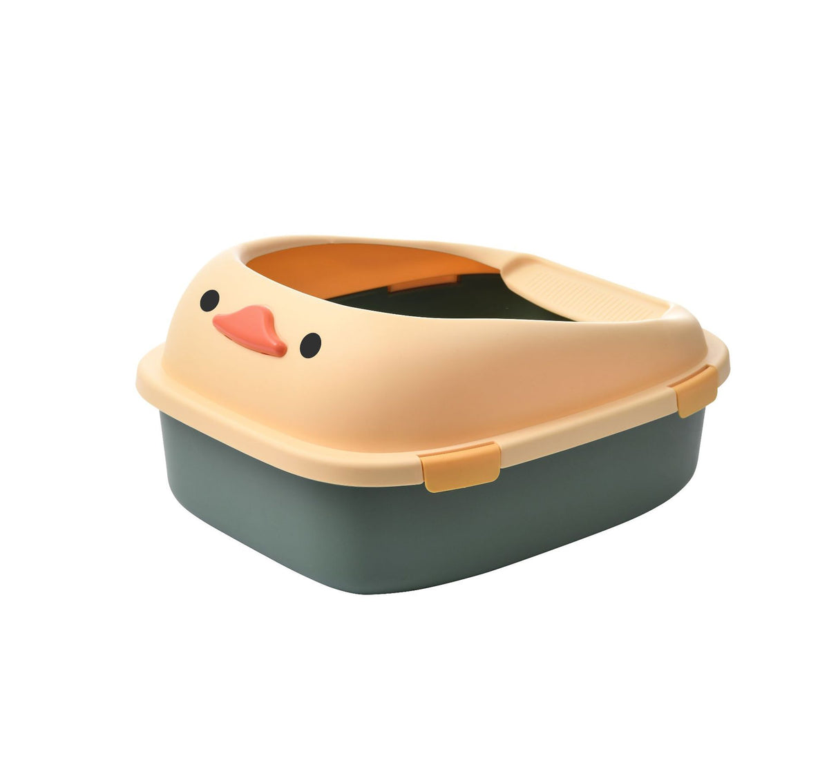 Cat Litter Box Cartoon Designed (Duck)