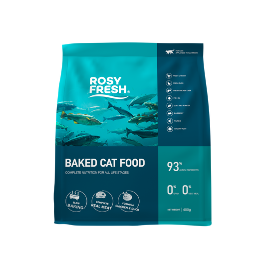 Rosy Fresh Baked Cat Food for All Life Stages - Chicken & Duck Formula